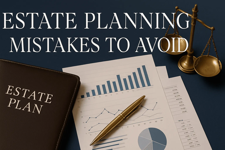 MISTAKES TO AVOID IN ESTATE PLANNING